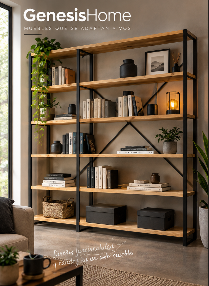 Biblioteca abierta de 4 módulos
