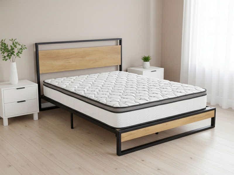 Base de cama queen con sommier
